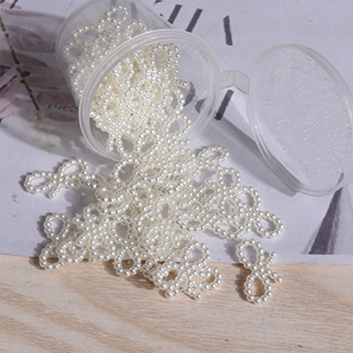 Brincos multiuso com strass para unhas, pérolas e flores, ideais para convites de casamento. 2
