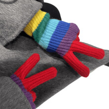 Keep Warm Full Finger Gloves Adult Touchable Screen-red finger