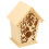DIY Ταΐστρα Πουλιών Φυσικό Ξύλινο Στολίδι Birdhouse για Διακόσμηση Κήπου Φύλλα Δέντρου 5