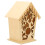 DIY Ταΐστρα Πουλιών Φυσικό Ξύλινο Στολίδι Birdhouse για Διακόσμηση Κήπου Φύλλα Δέντρου 3