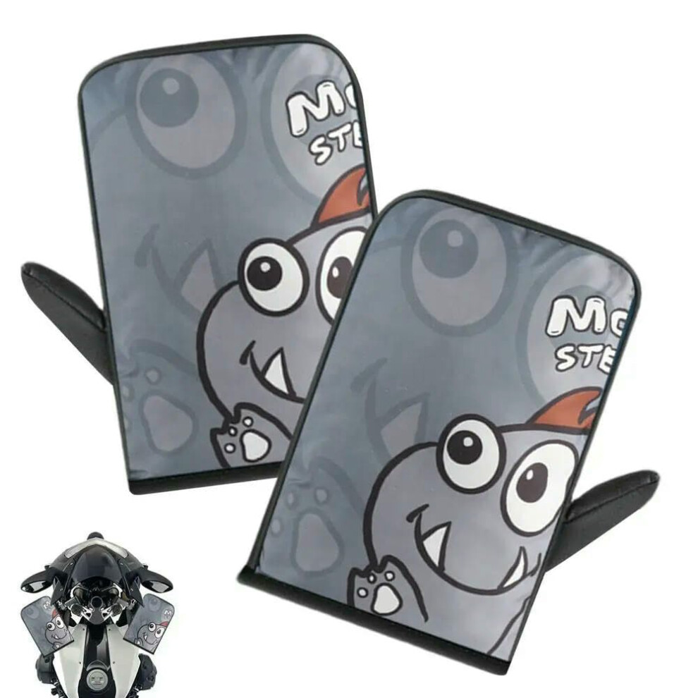 Motorcycle Warm Handlebar Gloves Snowmobile Compatible, Atv Scooter Hand Warmer, Motorbike Handle Grip 9339159497807
