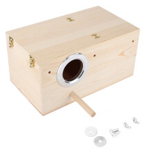 Parakeet Breeding Cage, Healthy Breeding Environment for Your Avian Companions, Ensuring a Clean and Safe Space with Durable High-Quality Wood