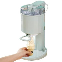 Ice Cream Maker 1 L Capacity, Home DIY Kitchen, Gelato Sorbet Maker, Soft Ice Cream, Small Stainless Countertop Machine