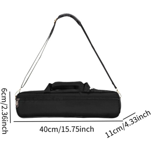 Flute Carry Case Waterproof With Adjustable Shoulder Strap For Performance Travel 1