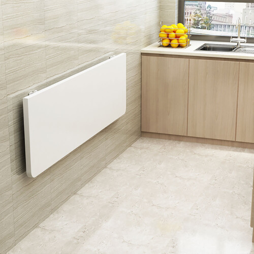 Living And Home Space-saving Floating Wall-Mounted Rectangular Fold-Down Table, 80cm W x 60cm D 2