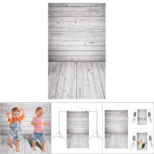 Newborn Baby Photography Backdrop - Vintage Wood Grain Fabric for Studio K-9882
