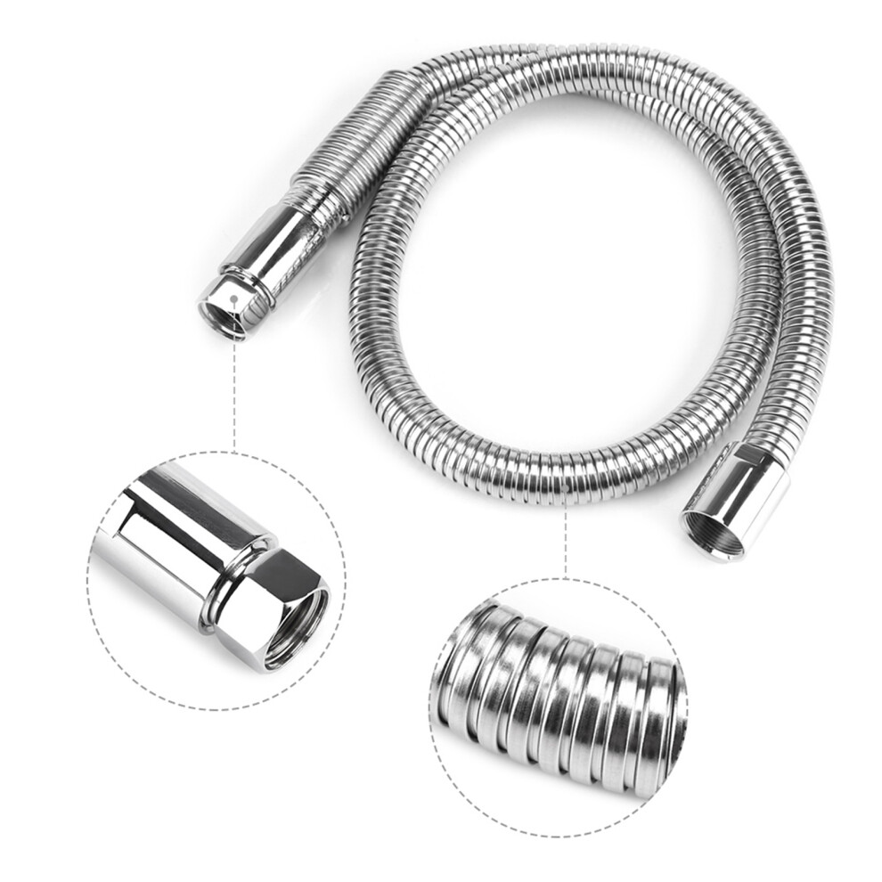 Stainless Steel Exterior Hose For Commercial Kitchen Faucets, Effortless Installation For Quick Setup In Restaurants Hotels 9489125992161