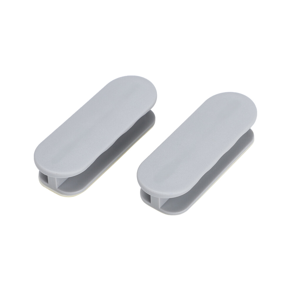 Innovative Self-Adhesive Pull Handles For Smooth Surfaces, Gray Eco-Friendly Abs Plastic Stick-On Handles, Ideal For Cabinet Drawer Handle Helpers, No 9094122405325