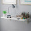 Living And Home Space-saving Floating Wall-Mounted Rectangular Fold-Down Table, 80cm W x 60cm D 1