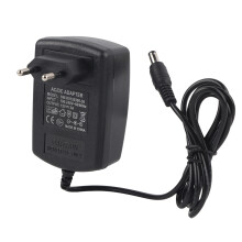 AC-adapter strømforsyning til LED-stribelys, DC-strømudgang 12V 3A med EU-stik, universel AC-indgang kompatibel med trådløse routere,