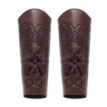 Gothicism Leather Wristband Medieval Armors-FAS053CF1 pair