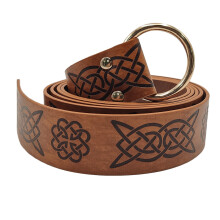 Retro Waist Belt Medieval Waistband Portable-brown belt