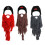 Elastic Windproof Beard Hat Balaclava-Skull red beard child 3