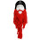 Elastic Windproof Beard Hat Balaclava-Skull red beard child 6