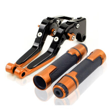 Clutch Lever Handle Compatible with R1200GS 20042012 Folding Retractable CNC Aluminum Alloy Brake Lever Set2