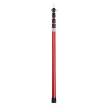 Tent Poles 2.8m Telescoping Adjustable Replacement For Awnings Canopy Red Camping Outdoor