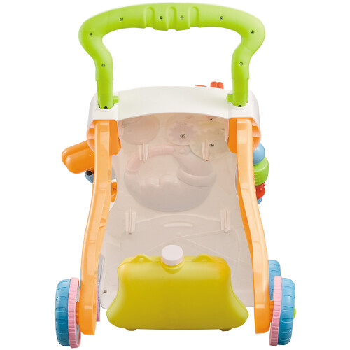 Multifunctional Toddler Trolley Sit-to-Stand Walker with Adjustable Height 2