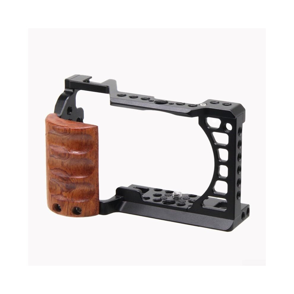 Protective Metal Rabbit Cage Frame Compatible With A6000 A6300 A6400 A6500, Cold Shoe Mount, Multi Screw Holes, With Handle 9105992482320