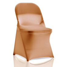 Stretch Chair Cover Folding Elastic Chair Covers-Gold