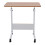 Living And Home Height Adjustable Laptop Desk Overbed Desk with Wheels 4