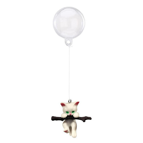 Plastic Fish Tank Cat Figurines Landscape Craft Simulated-2