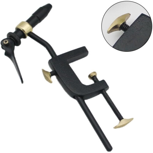 Fly Tying Vise With Adjustable C Clamp, Sturdy Design, Model B, 1PC Tool For Hook Tying 2