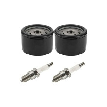 Conjunto de filtro de óleo e vela de ignição, ideal para tratores de grama e equipamentos para jardinagem, otimizado para compatibilidade com