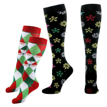 Chaussettes de compression à soutien progressif, chaussettes hautes en matière confortable et respirante pour une meilleure circulation sanguine et