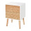 Homcom HOMCOM Bedside Table 2 Drawers Side Cabinet Wooden Storage Chest 9