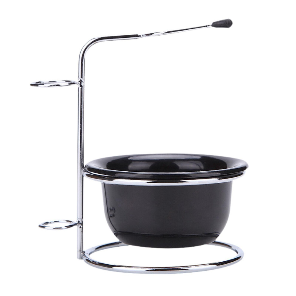 Black Stainless Steel Shaving Soap Bowl, Smooth Finish, Wet Shaving Mug, Metal Soap Cup,