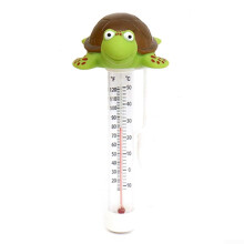 Floating Water Thermometer With Rope Tether For Pools Ponds & Aquariums FahrenheitCelsius Dual Display, Shatterproof