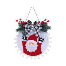 Kerst welkomstbord voor de voordeur, uniek en creatief ontwerp, hangende decoratie van non-woven stof, perfect cadeau voor de feestdagen met