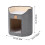 Double Deck Cat Tree House Cats Bed Scratchproof-Gray 4