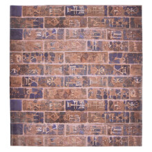 Greamán Balla Féinghreamaitheach DIY Uigeacht Brící Cloiche Múrmhaisiúcháin 3D le haghaidh Baile Snoíodóireacht Hieroglyphic Dearadh Téama