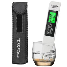 Digital Water Tester 4In1 EC Conductivity Meter PPM Test Pen Temp For Drinking Water
