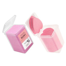 Lint Cotton Nail Polish Remover Pads With Storage Case 400 Sheets For Acrylic And Gel Nails Travel Friendly