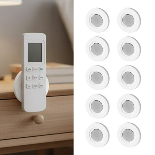 Pack of 10 Controllers Holder with Magnetic Adhesive for 1