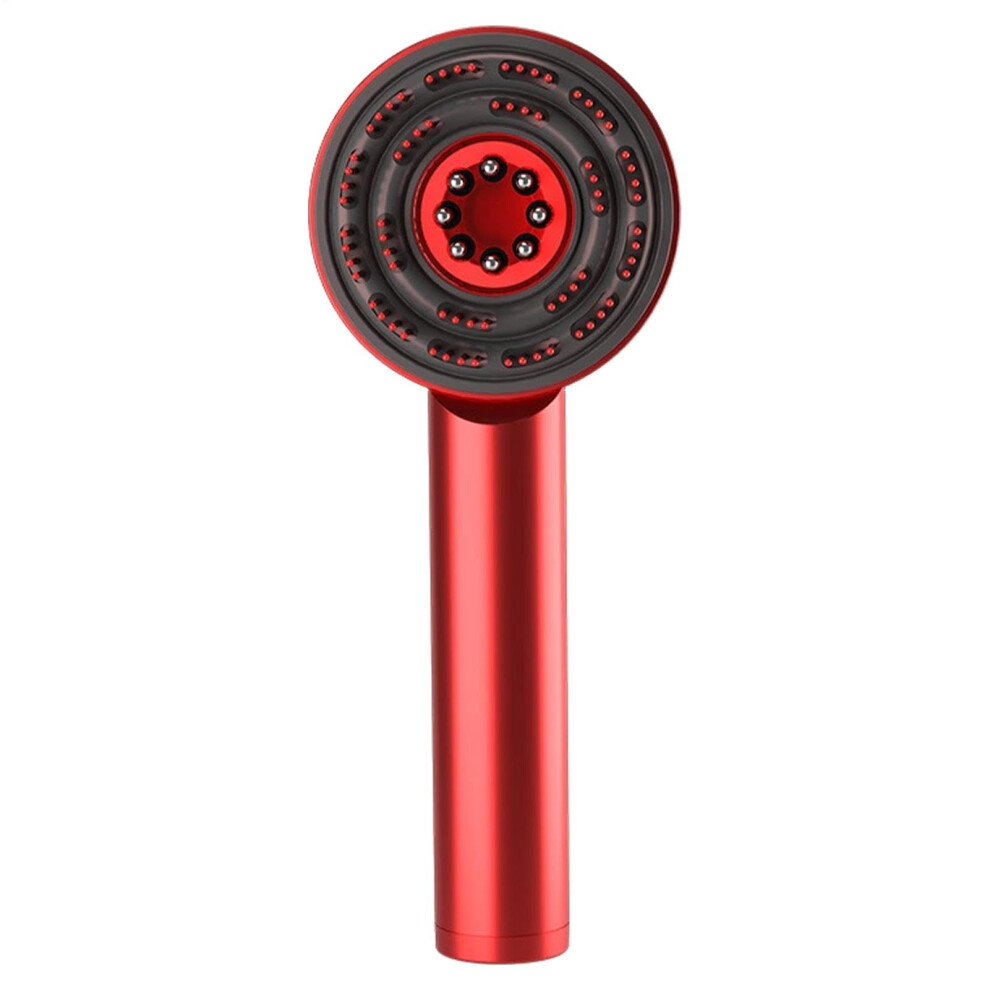 Red/Light Electric Hair Oil Applicator Scalp Massager 3Mode Vibrating Comb For Hair Growth Oilenriched Massage
