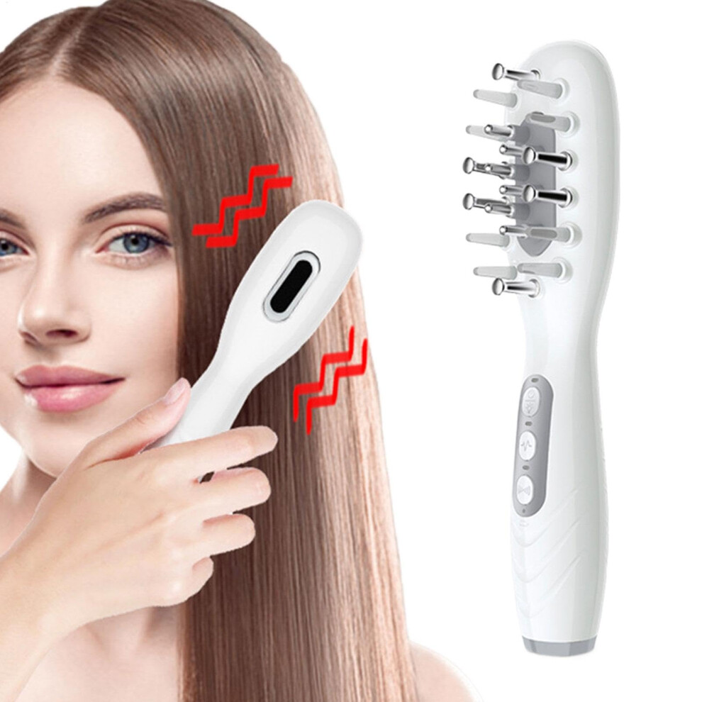 Electric Massage Brush for Hair, Hair Oil Scalp Massager, Hair Growth Comb Scalp Massager, Hair Growth Device for Men Women