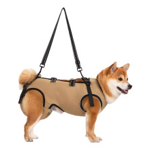 Rehabilitative Dog Lift Slings For Joint Injuries Padded Adjustable Belt For Elderly Or Disabled Dogs Khaki Size L