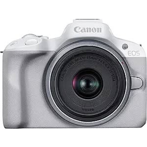 Canon Canon EOS R50 Kit with (RF 18-45mm + RF 55-210mm ) (White)