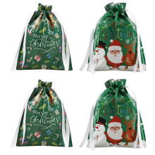 Pochettes à bijoux brillantes pour décorations de Noël, sachets en cellophane transparents de qualité alimentaire, en aluminium résistant avec