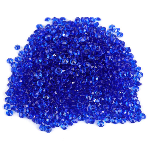 2000pcs Blue Acrylic Confetti for Wedding Party Decorations, 4.5mm 1