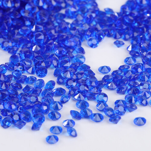 2000pcs Blue Acrylic Confetti for Wedding Party Decorations, 4.5mm 2