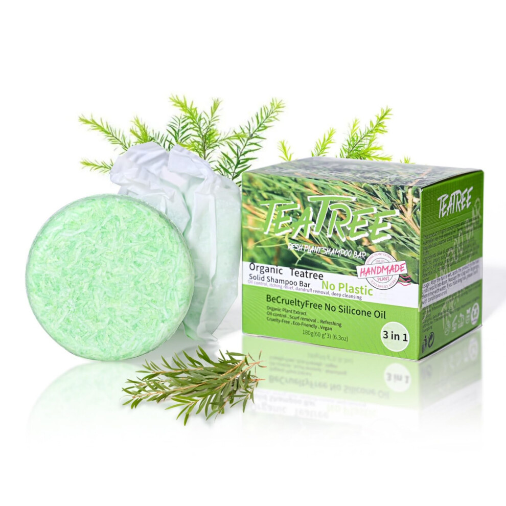 OilControlled Oil Cleaning And Shampoo Soap 3Pc Set Hair Growth Anti Hair Loss