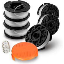 Black+Decker szegélynyíró frissítés, automatikus adagolórendszer, több modellel kompatibilis, kopásálló, 0,065 hüvelykes csereorsók a