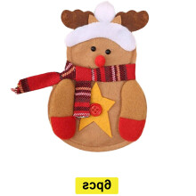 Klassieke kerstdesign bestekhouder, geschikt voor eetstokjes, lepels, messen en vorken, ideaal voor kerstfeesten, nieuwjaarsfeesten, carnavals en