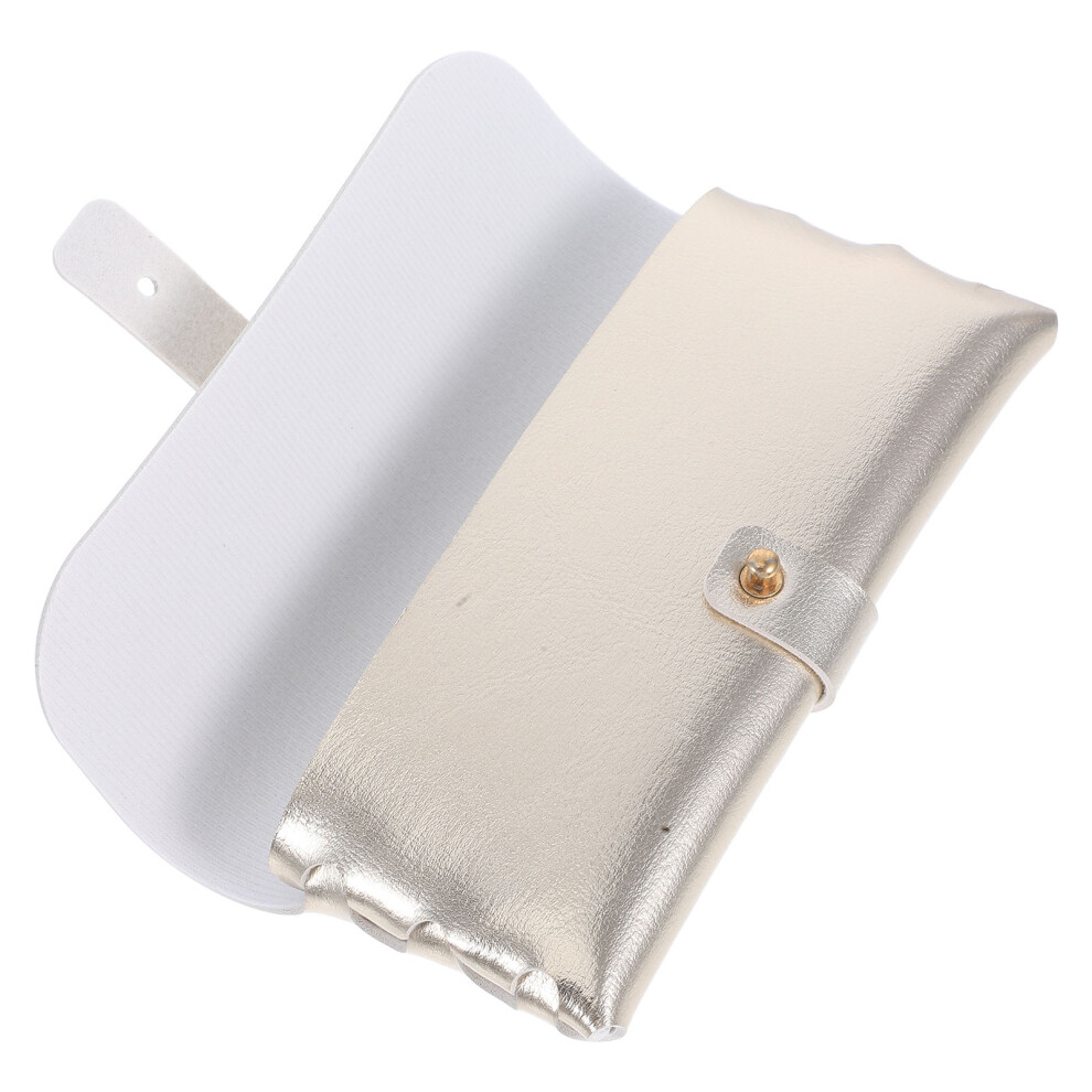 Artibetter Pvc Glasses Case With Buckle Clamshell Design Handmade Cover