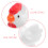 2Pcs Ceramic Chopsticks Stands White Spoon Holder Elegant Tableware 10