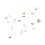 5000pcs 3mm Light Coffee Acrylic Wedding Diamond Confetti Decor 1